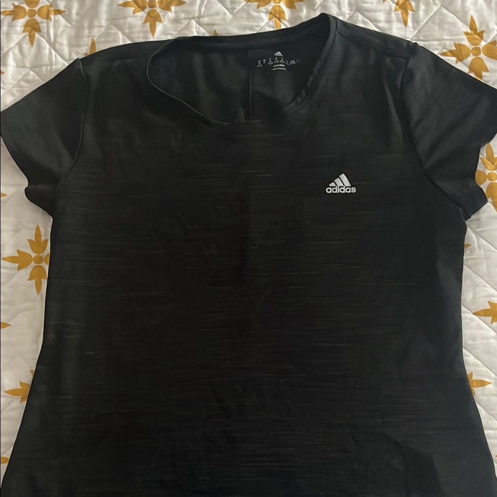 Adidas Black Fitted Short Sleeve Tee